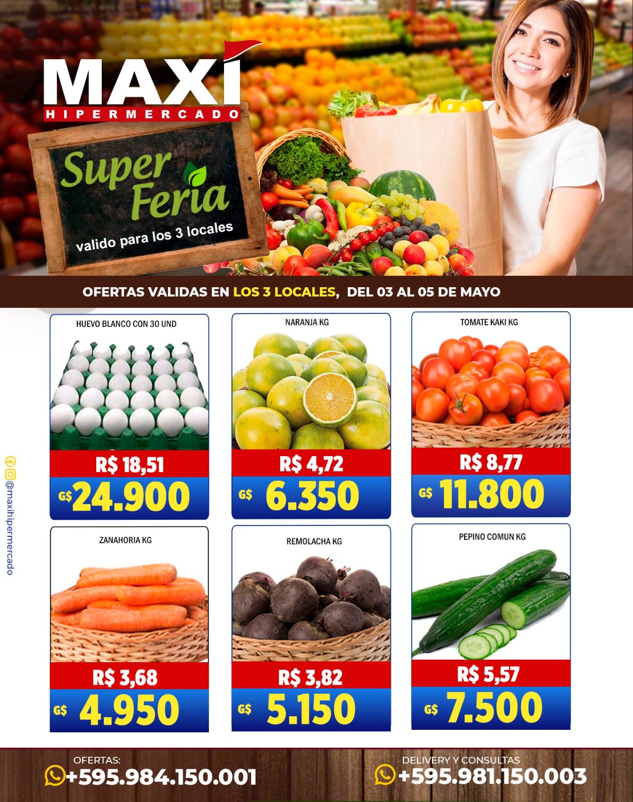 ¡El lunes es día de Ahorrar en Maxi Hipermercados!