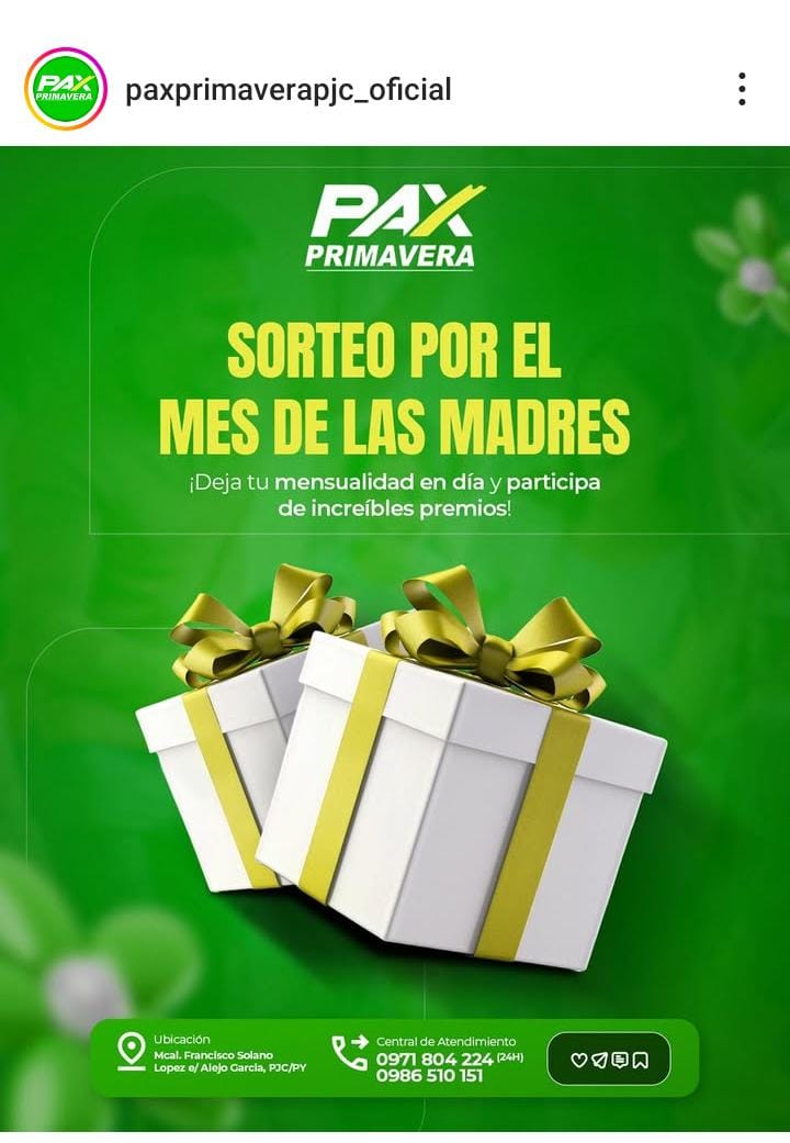 PAX PRIMAVERA-PJC SIEMPRE A TU LADO LAS 24 HS