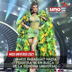 ¡Nadia Ferreira, a horas de volver a gritar ‘Paraguay’ ante el mundo!