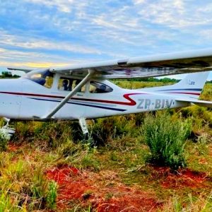 Avião roubado foi encontrado em uma fazenda em Concepción