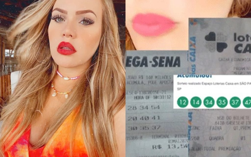 Ex-BBB Paulinha ganha na loteria pela 54ª vez com Mega da Virada