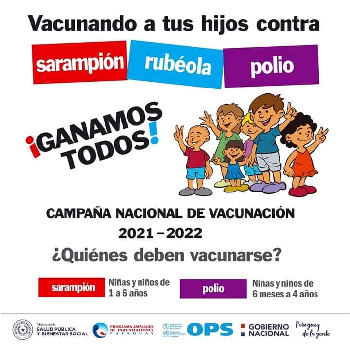 ¿Por qué es importante vacunar contra el sarampión, la polio y la rubéola?