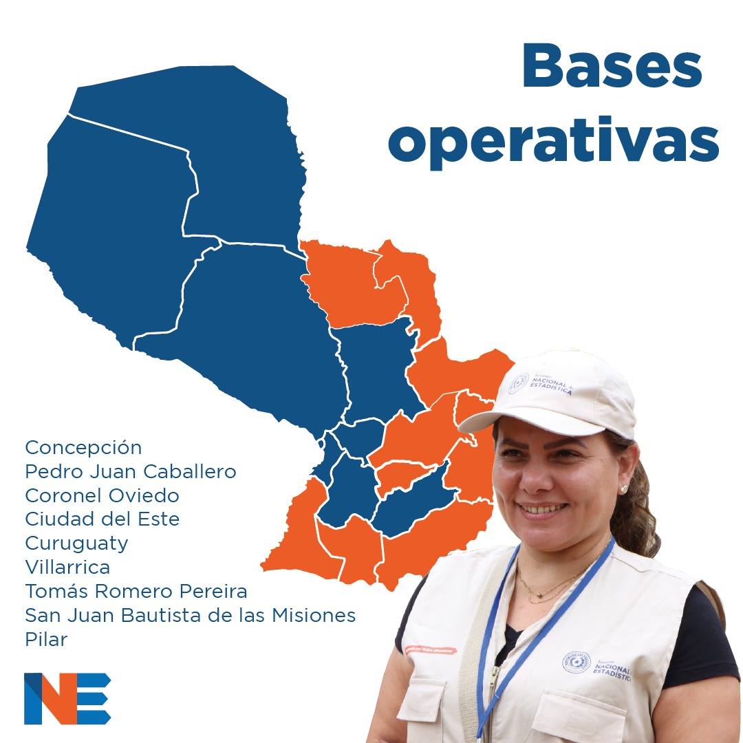 INE inicia actualización cartográfica para el Censo 2022 en nueve puntos del país
