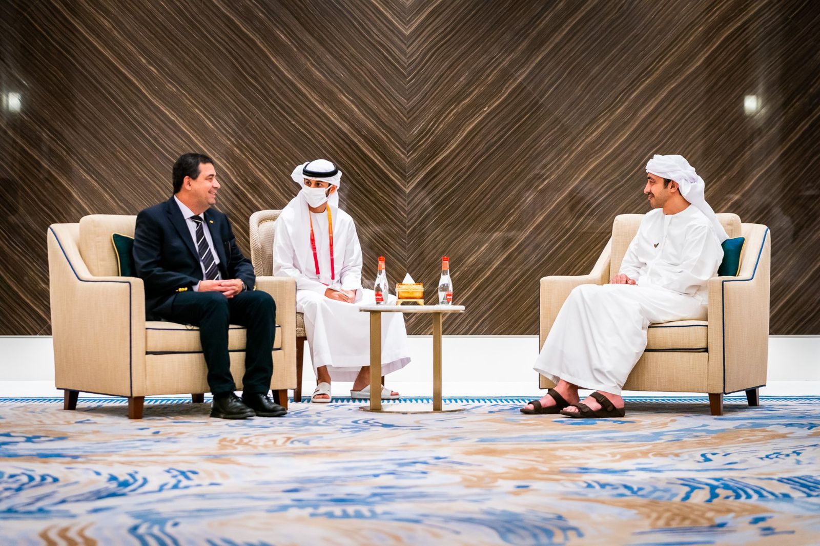 Vicepresidente y ministro de Asuntos Exteriores de Emiratos Árabes Unidos abordaron alternativas de cooperación￼