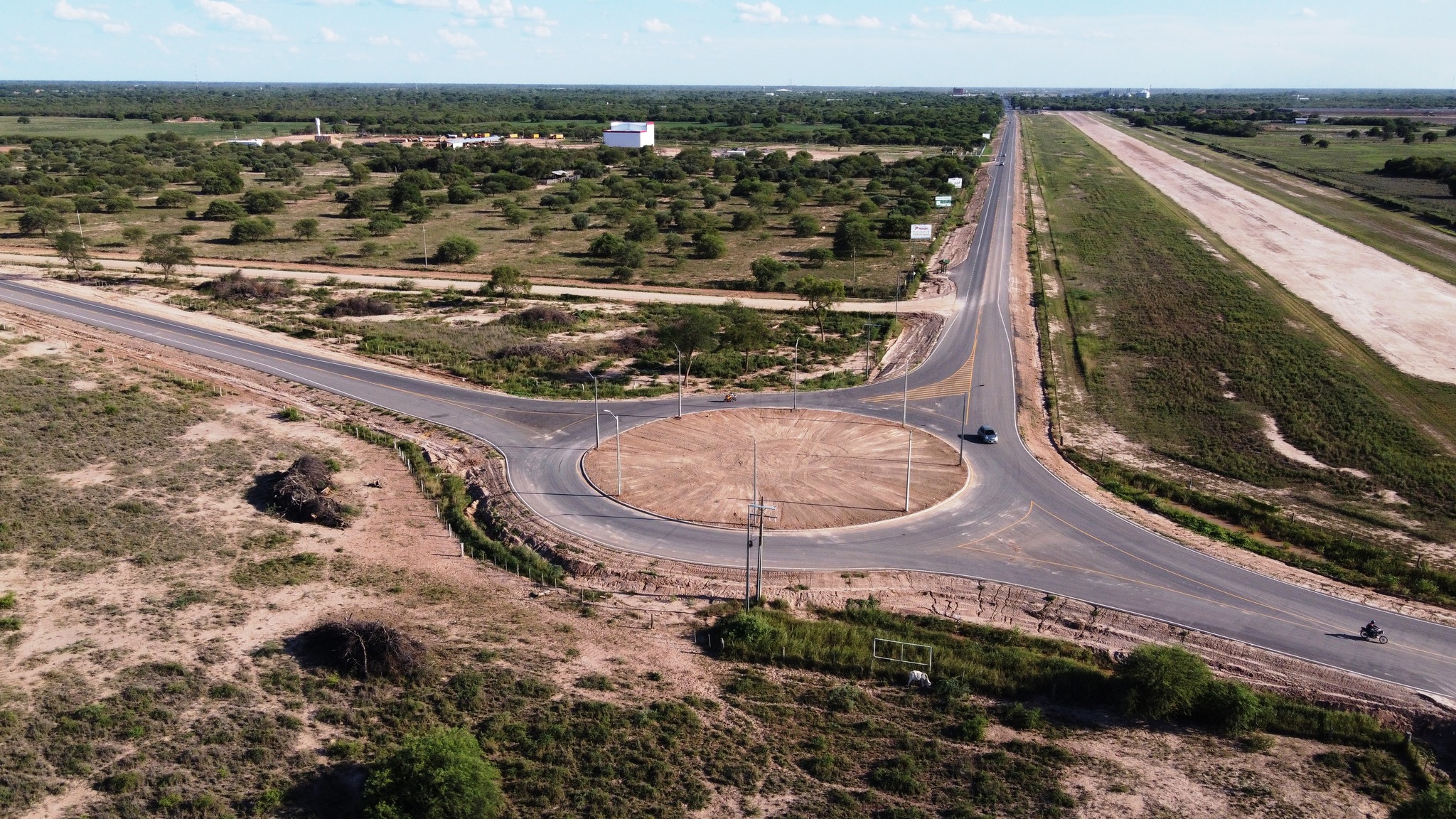 Nueva ruta asfaltada para potenciar la producción en el epicentro del Chaco ￼
