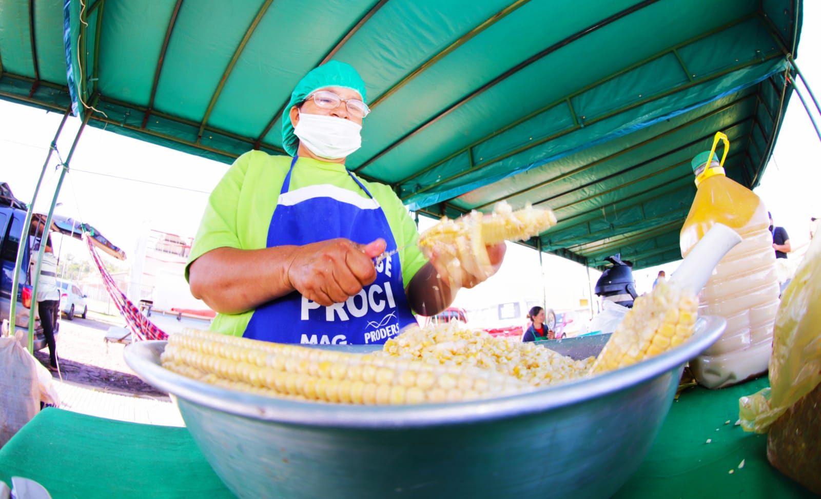 Productores de San Pedro realizan feria en el Mercado Abasto Norte de Limpio￼