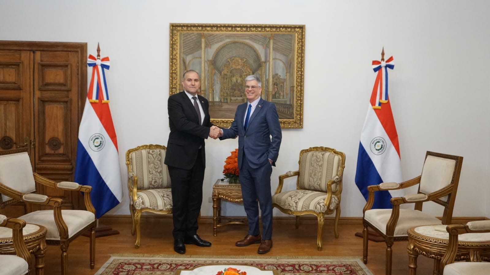 Paraguay y Estados Unidos dialogan sobre agenda de cooperación en seguridad y economía￼