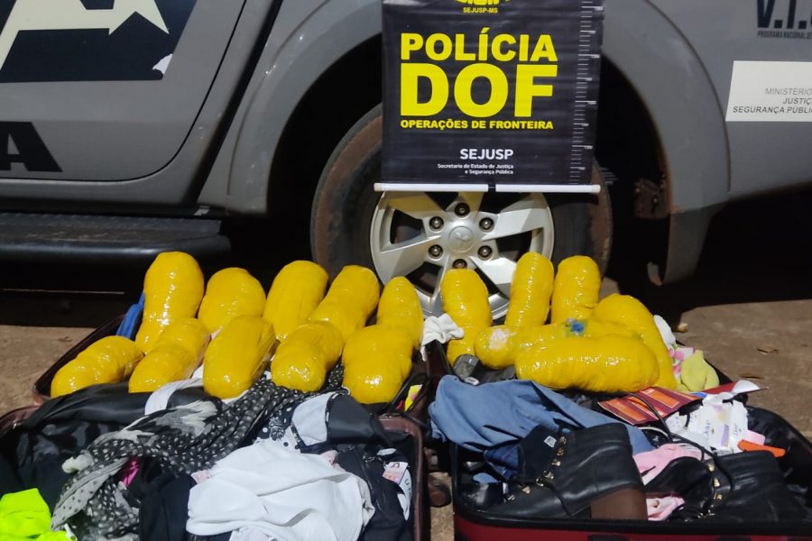 DOF apreende droga em ônibus e van em Ponta Porã e Amambai