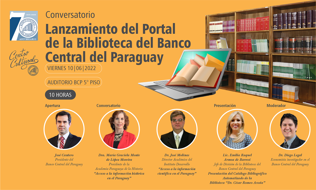 La Biblioteca del BCP presenta este viernes su nuevo catálogo bibliográfico digital￼