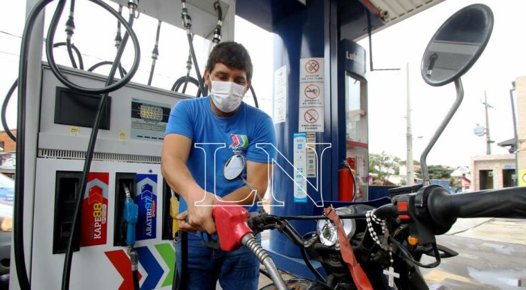 Petropar revisará precio del combustible