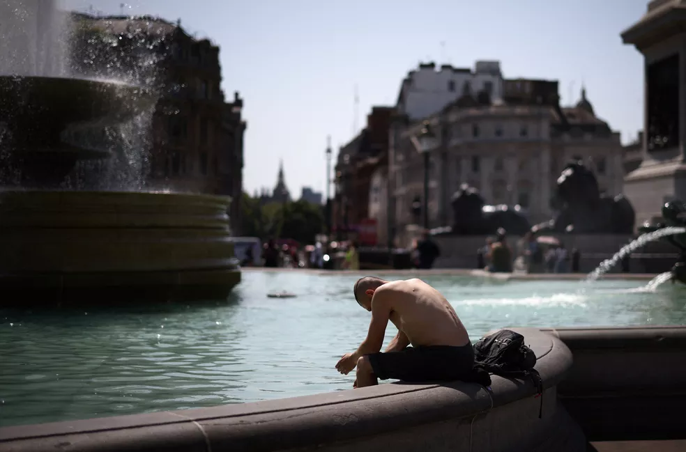 Com prévia de 40,2°C, Reino Unido bate recorde na história do país em meio a onda de calor pela Europa￼