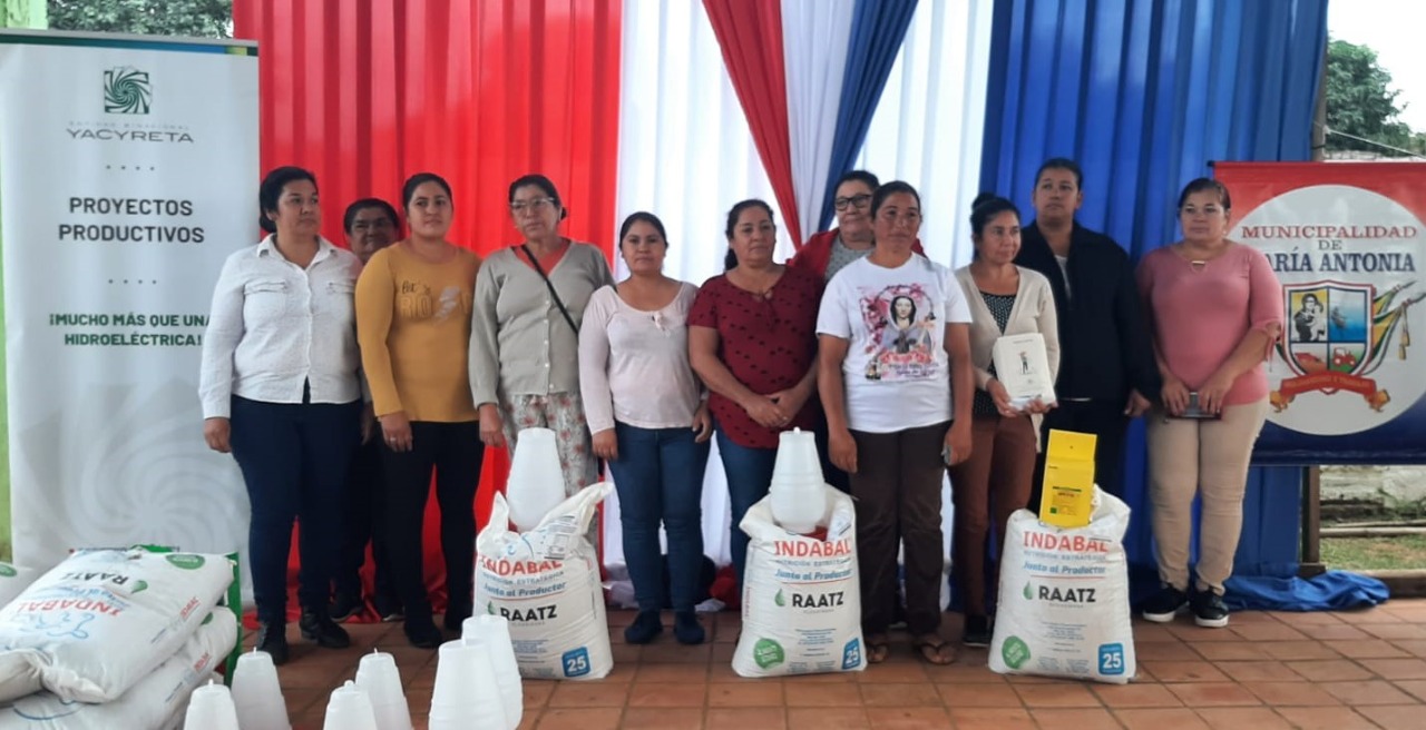Mujeres de Paraguarí desarrollarán sus proyectos productivos mediante asistencia de la EBY￼