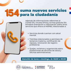 SALUD.La línea gratuita 154 suma nuevos servicios para la ciudadanía.
