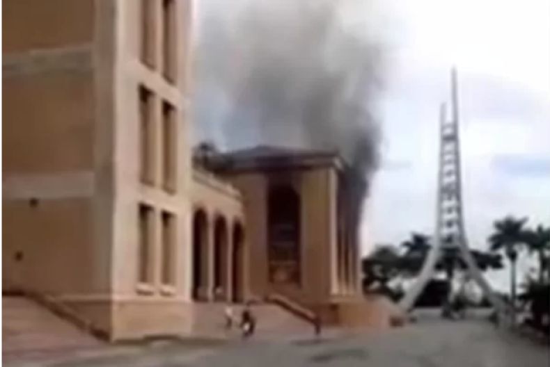 Incêndio atinge capela do Santuário Nacional de Aparecida