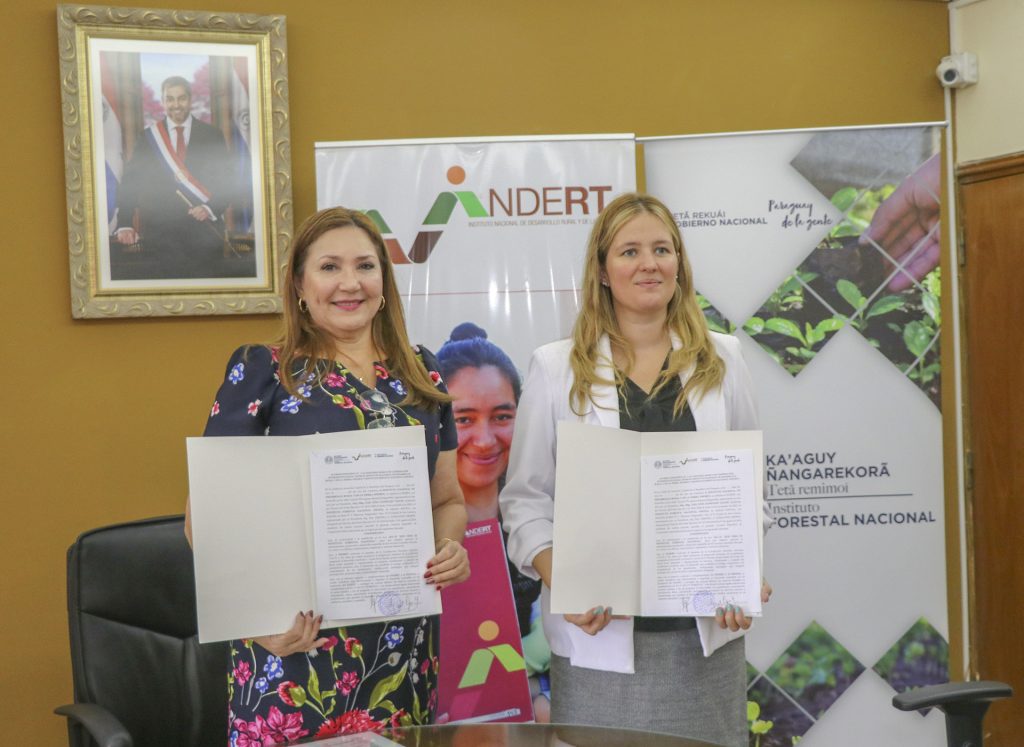 Infona e Indert intercambiarán información para mejor administración de los bosques