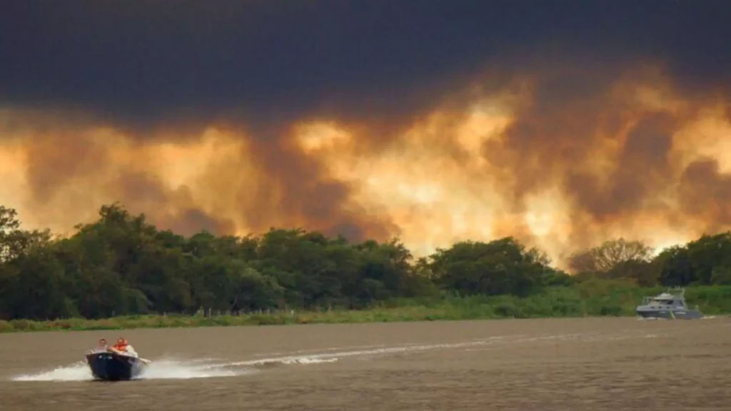 Com onda de calor e baixa umidade, 168 bombeiros atuam contra incêndios no Pantanal