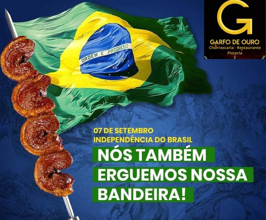Hoje é o Dia da Independência do Brasil! Para comemorar o feriadão nada melhor do que comer uma comida bem brasileira: o churrasco! 