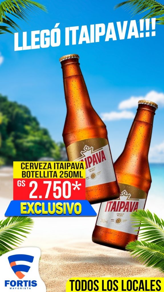 Disfruta del verano con Itaipava, cerveza exclusiva de #Fortis