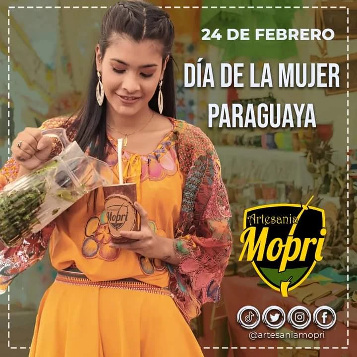 Artesanía Mopri.Día de la Mujer Paraguaya
