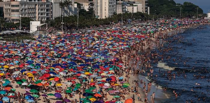 62,3°C en Río de Janeiro: nuevo récord de sensación térmica en medio de una ola de calor sin precedentes en 10 años