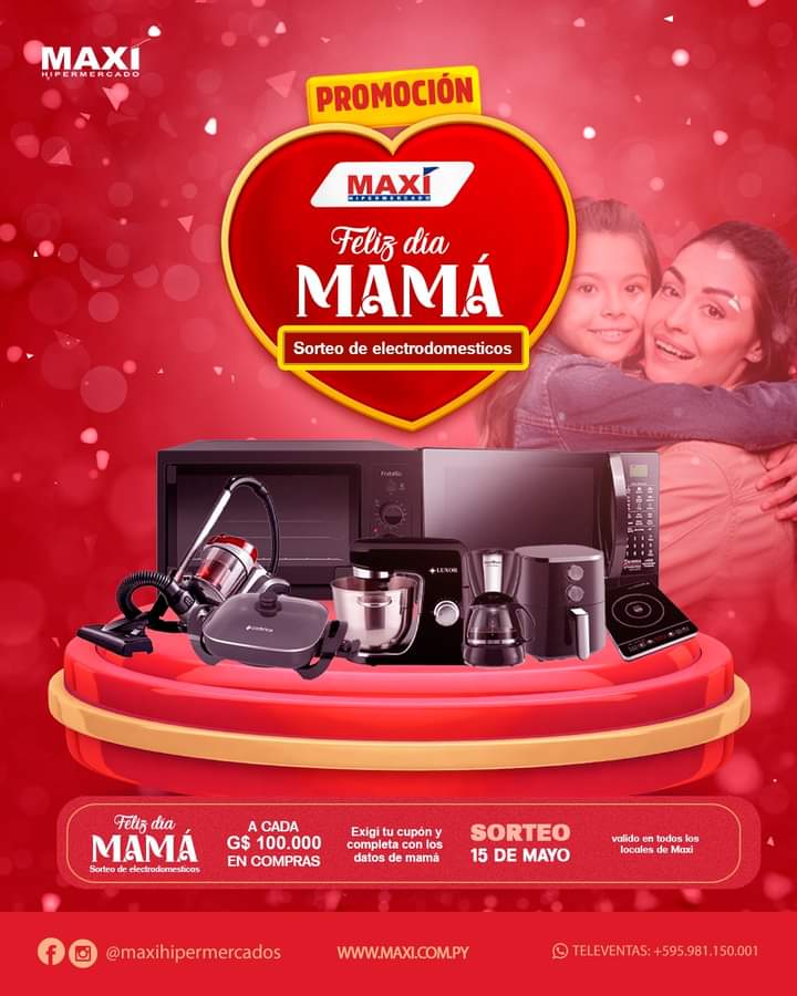 Mes de las Madres con ofertas imperdibles en Maxi Hipermercados