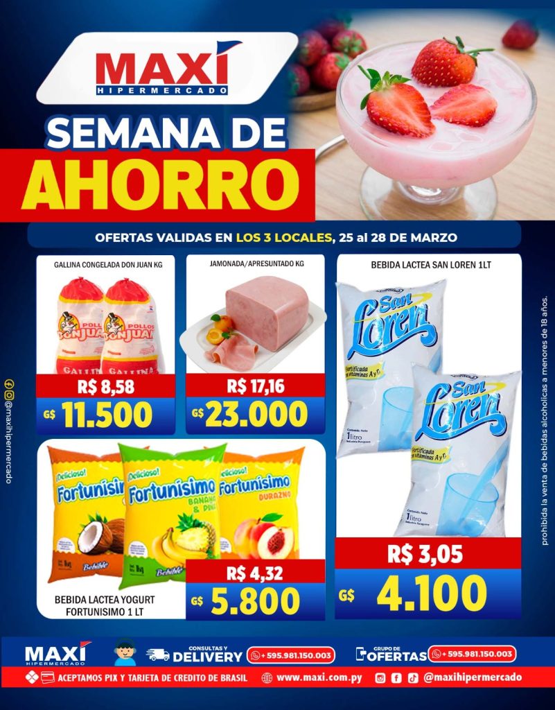 MIERCOLES es día de AHORRAR con tu tarjeta de CRÉDITO de INTERFISA. Acércate a los locales de MAXI