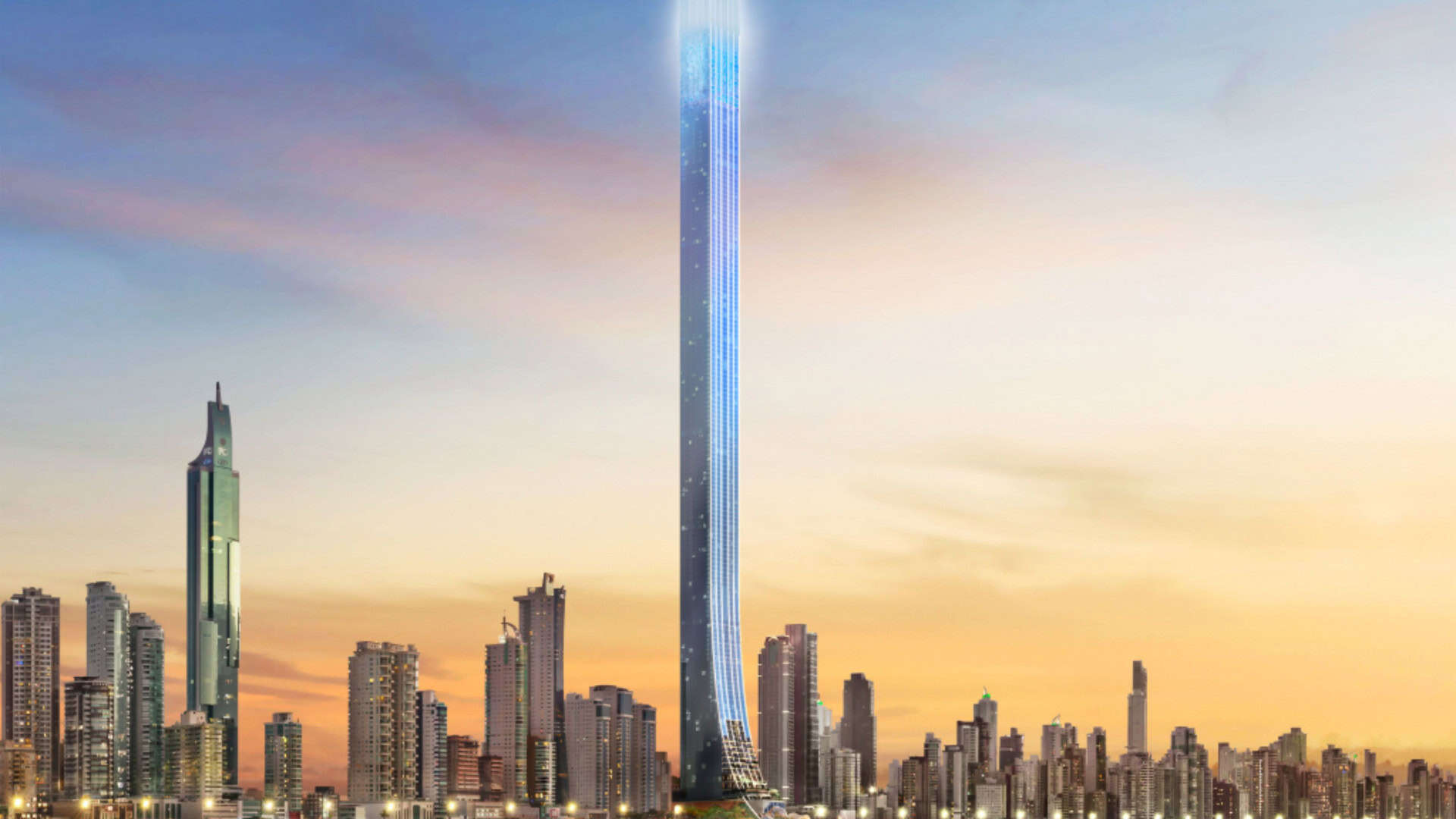 Maquete de prédio mais alto do mundo em Balneário Camboriú tem 14 metros