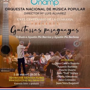 La Onamp rendirá tributo a grandes íconos de la cultura paraguaya